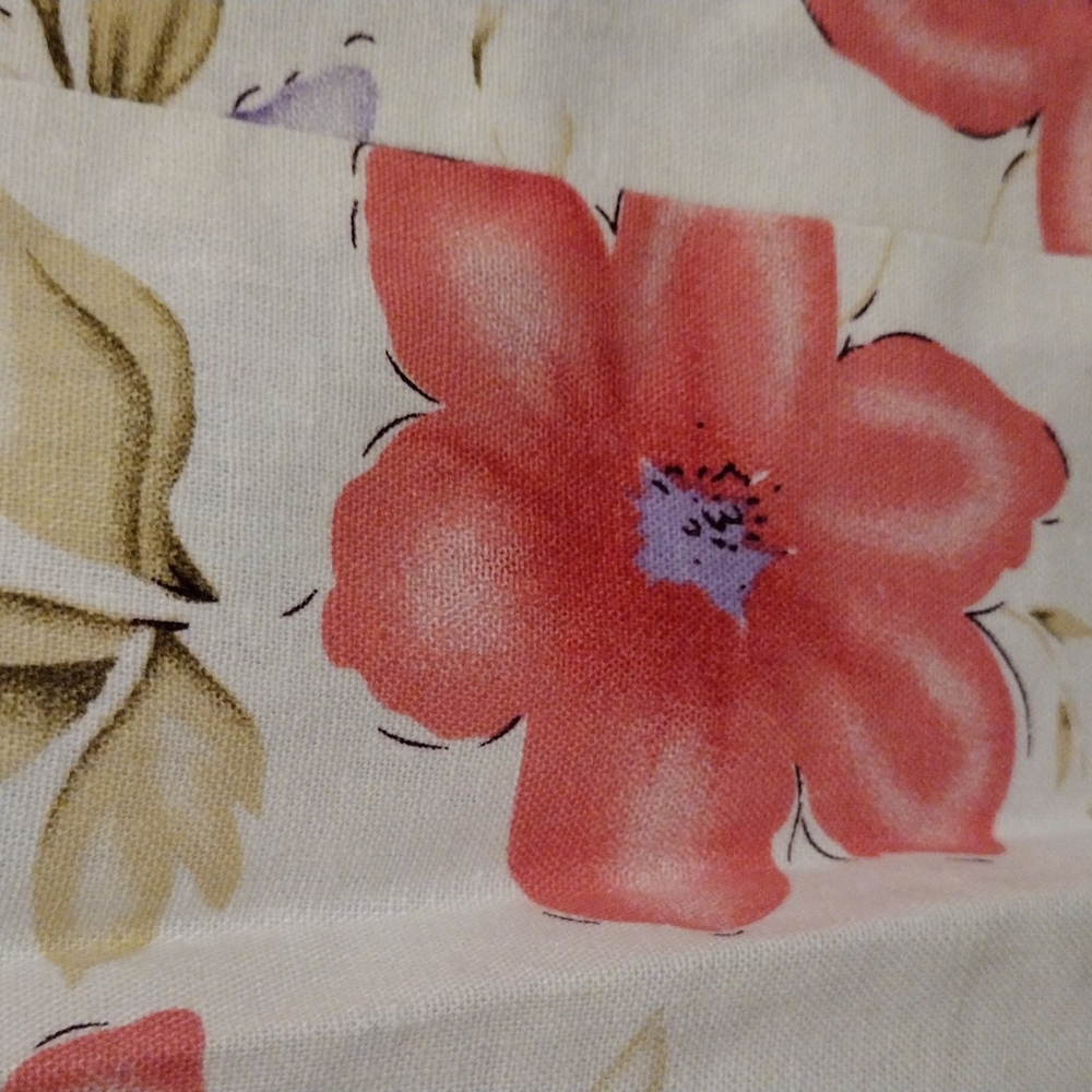 Chadwick's Linen cotton blend floral button blazer - Picture 5 of 8